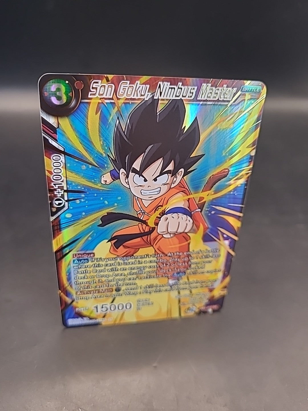 Son Goku, Nimbus Master DB3-003 SR MYTHIC GOLD - Dragon Ball Super Card Game