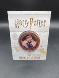 HARRY POTTER CARD WITH MEDAL KINGSLEY SHACKLEBOLT GEROGE HARRIS J K ROWLING