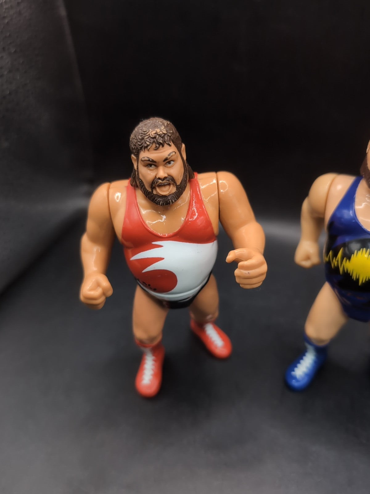 3 X WWF Hasbro Wrestling Figures Natural Disasters And Macho King