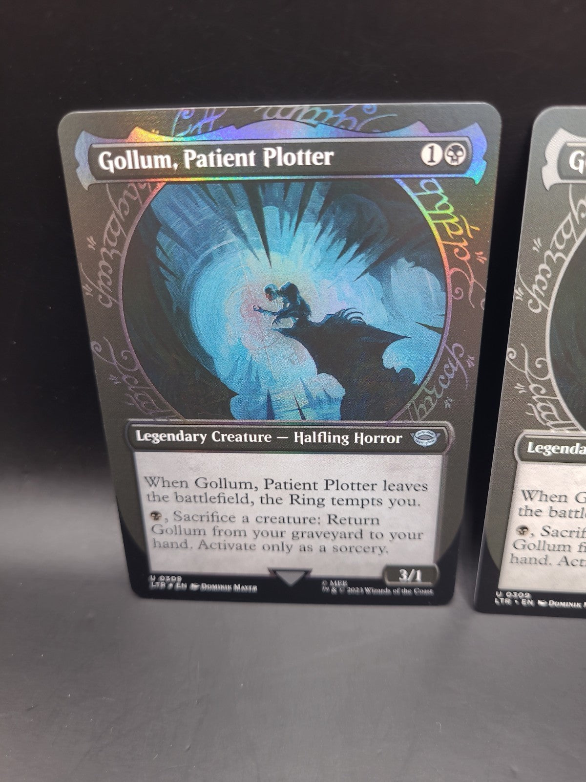 MTG Gollum, Patient Plotter (Showcase) 0309 Lord of the Rings Foil & Regular