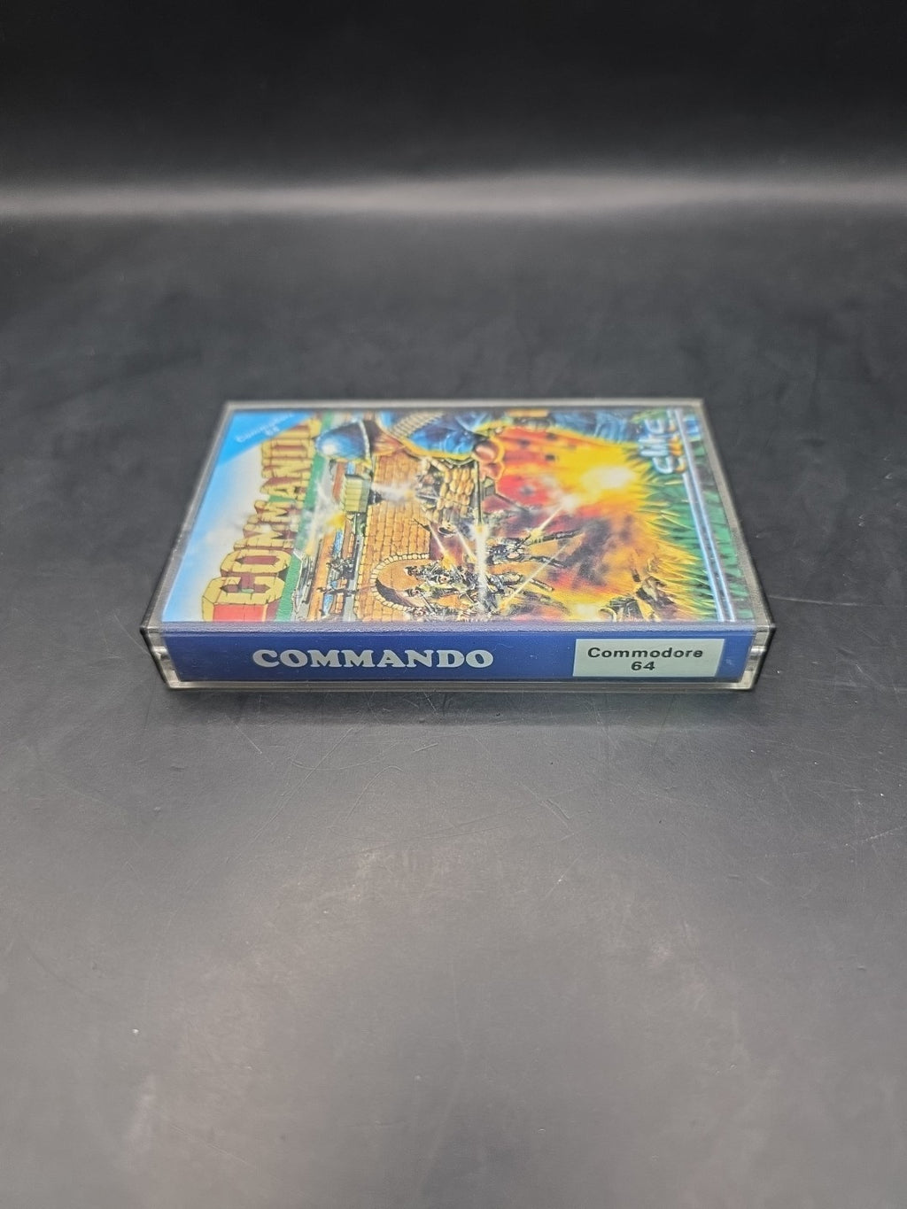 Commodore 64 Commando game by Elite - 1st Release - 