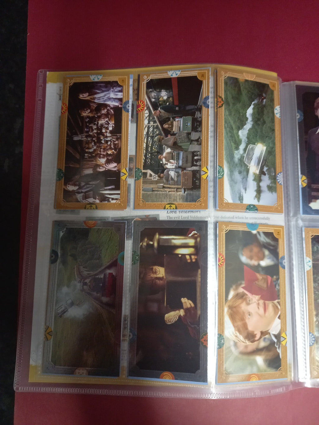 Harry Potter (Contact) Trading Card Album Complete With 140 Trading Cards 