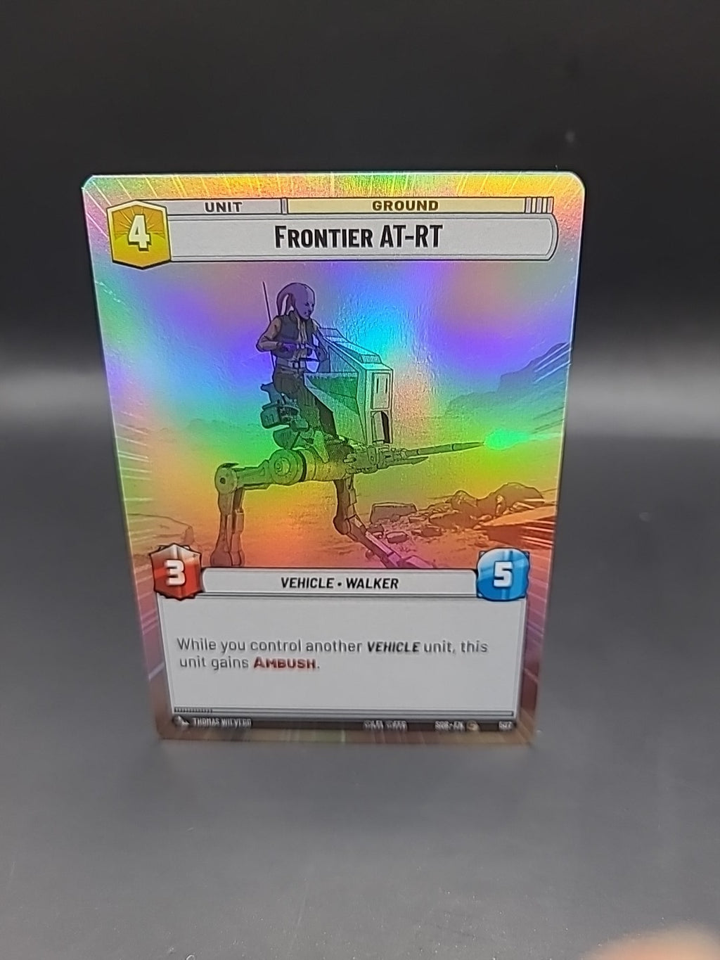 Frontier AT-RT - 507 - Foil Hyperspace Common - Star Wars Unlimited