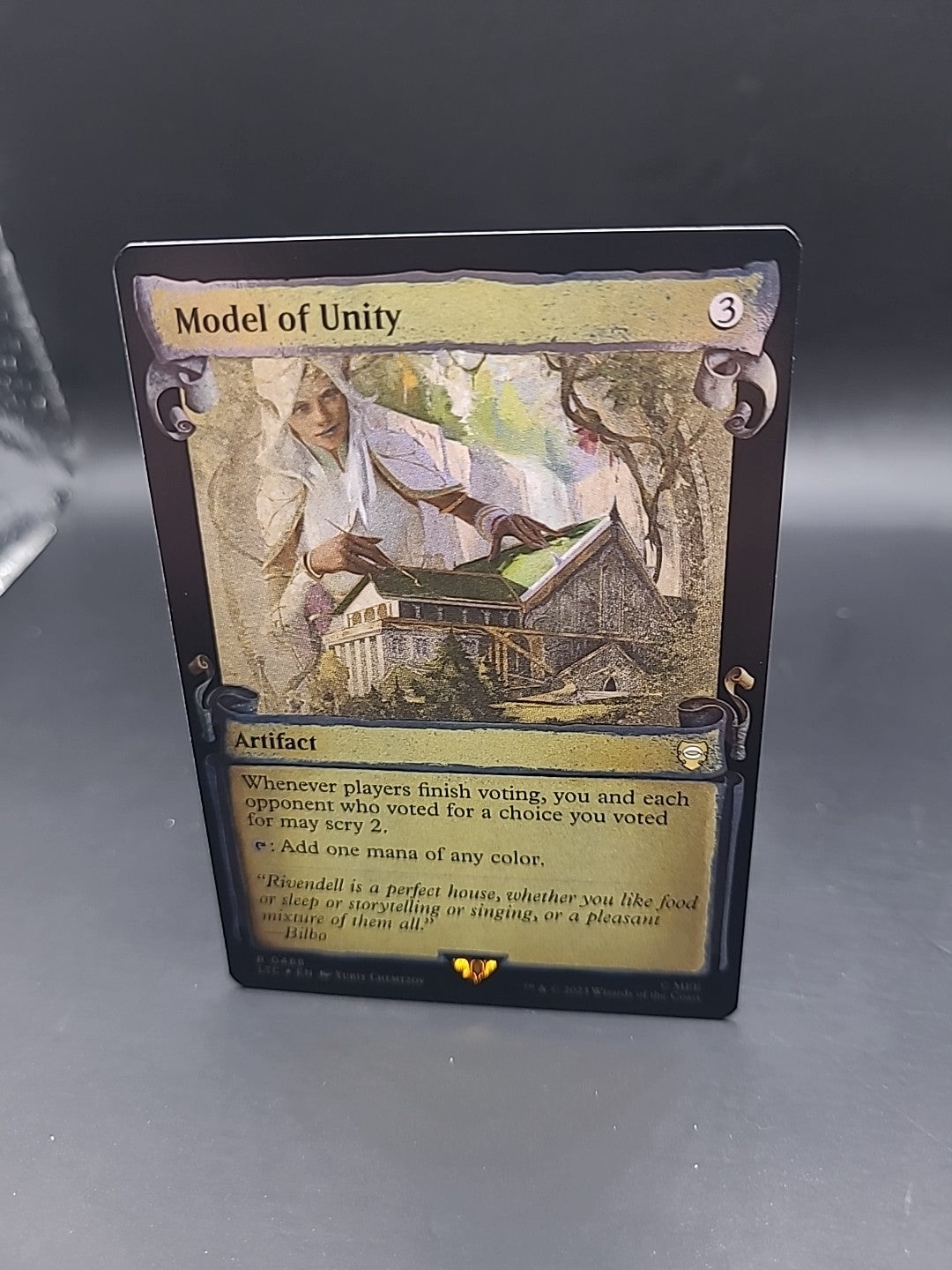 MTG Lord of the Rings Model of Unity (Showcase Scrolls) Foil NM/M LTR