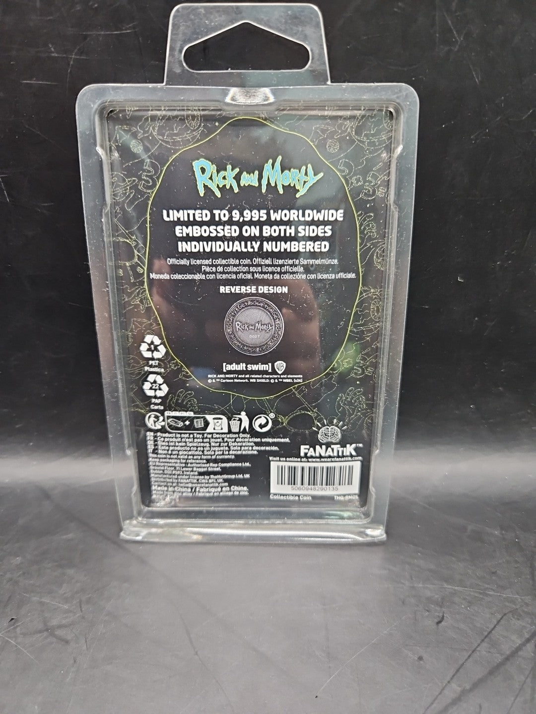 Rick & Morty Limited Edition Collectible Coin - Only 9,995 Worldwide