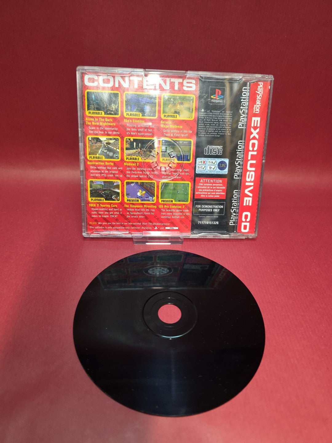 RARE collectable Official PlayStation Magazine disc 72 in original case