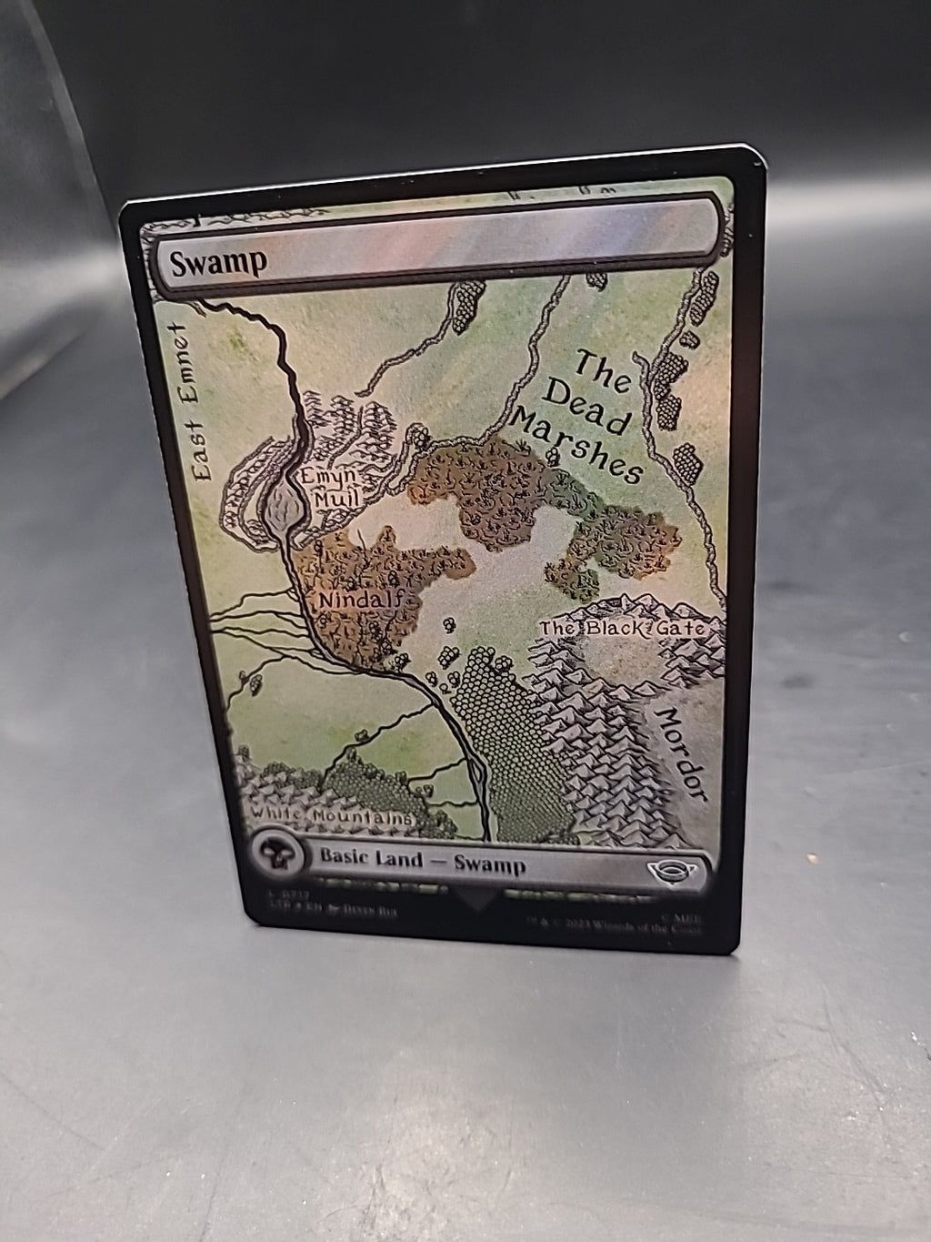 Swamp (0717) - Surge Foil - MTG Lord of the Rings 