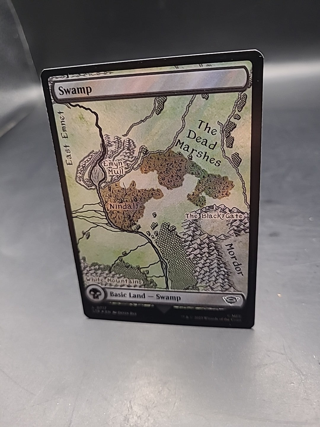 Swamp (0717) - Surge Foil - MTG Lord of the Rings 