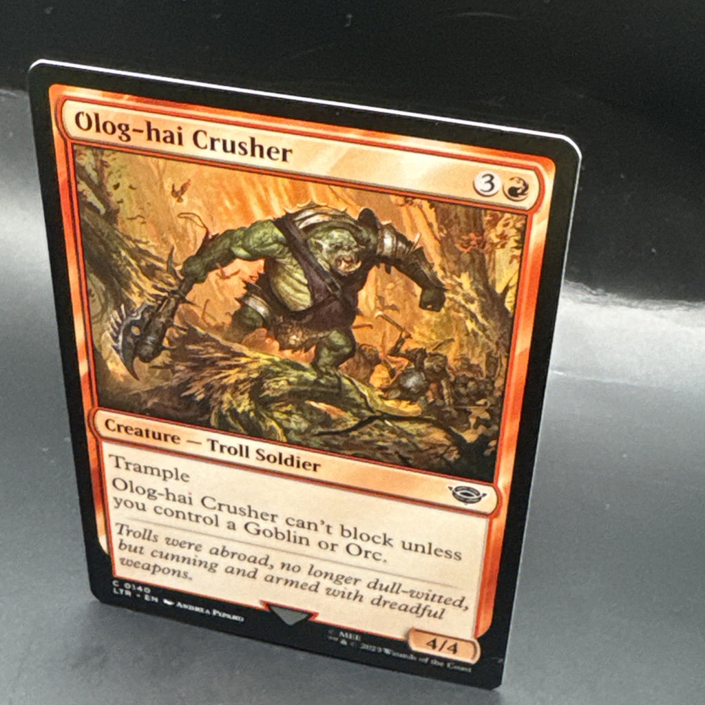 MTG Olog-hai Crusher (Foil) C0140 Lord of the Rings + 1 Regular Card