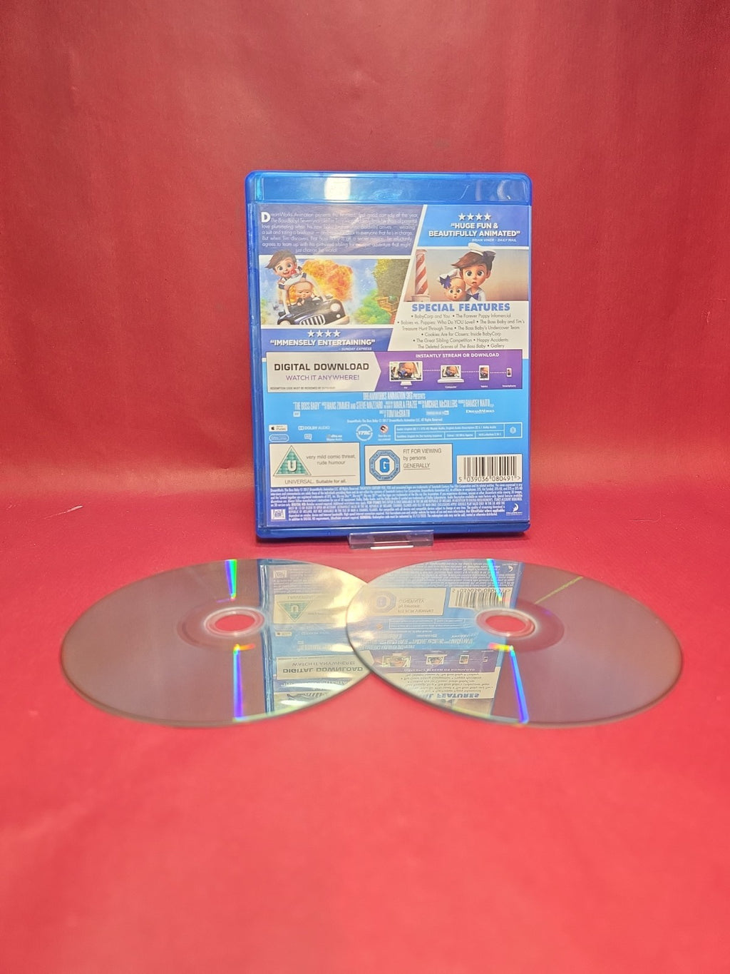 The Boss Baby 3D 2D Blu Ray