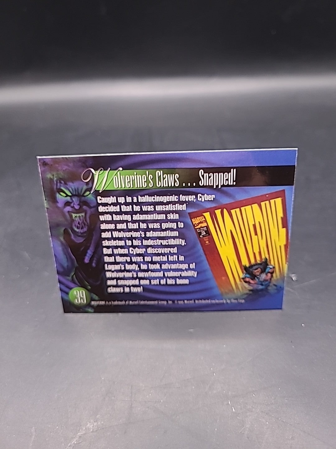 Broken Claws_ Marvel Annual Flair 1995_Card_ Excellent