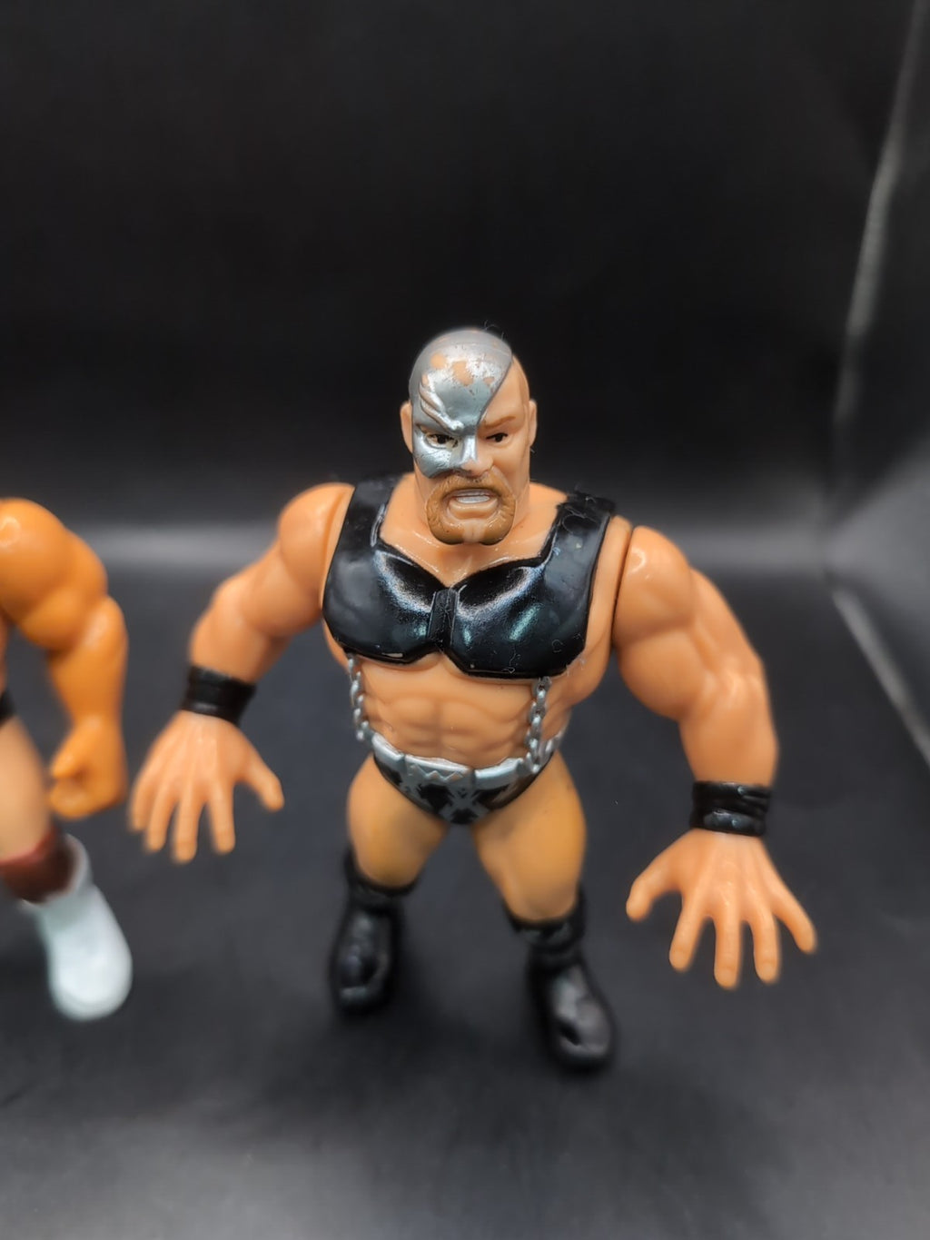 3 X WWF Hasbro Wrestling Figures Macho King, The Berserker & The Warlord