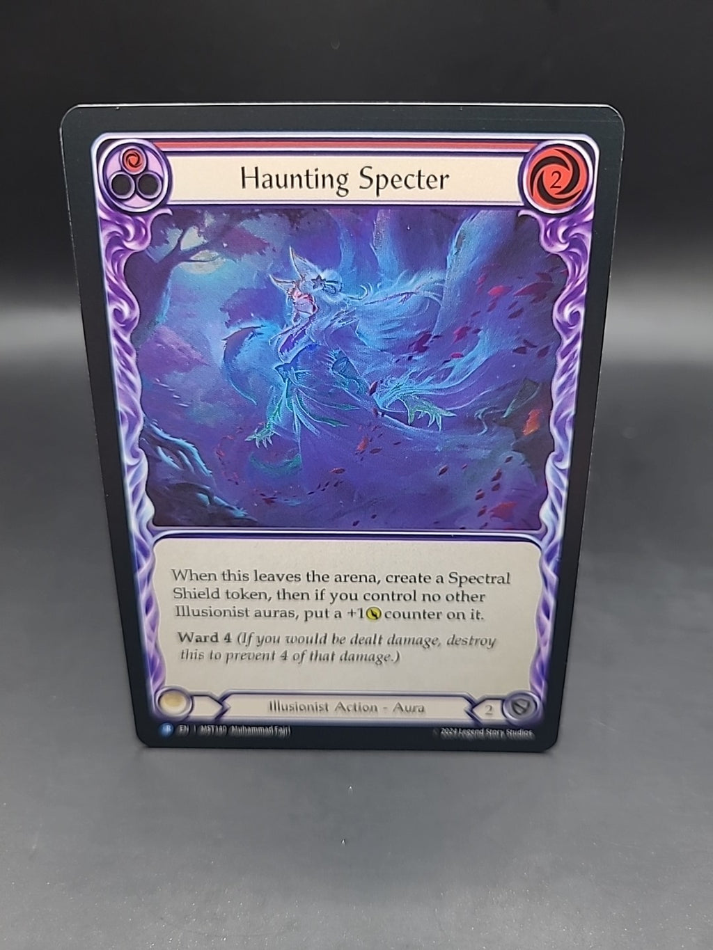 Haunting Specter Red Foil - MST140 NM - FaB Flesh and Blood