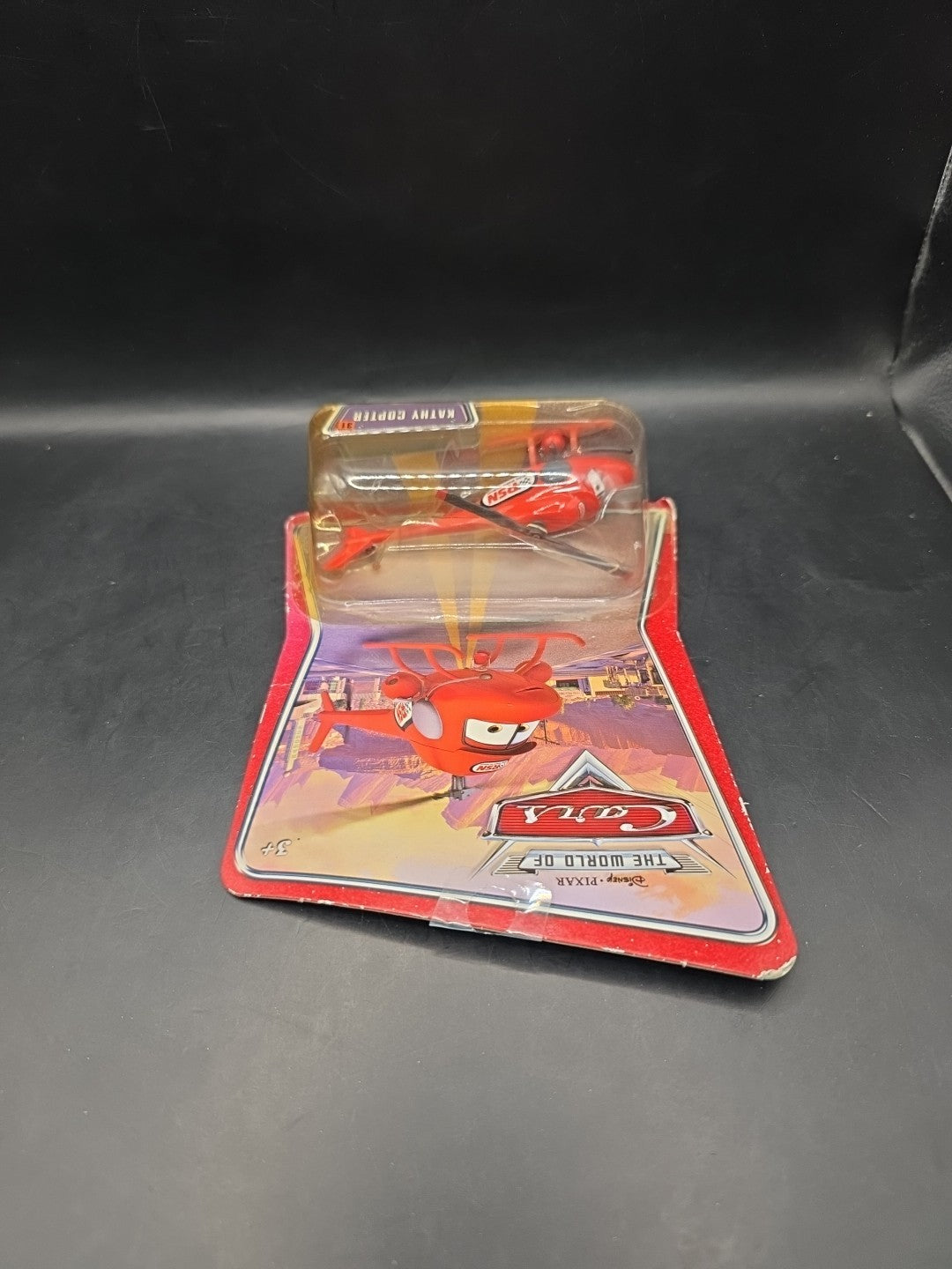 Genuine Disney Pixar Cars Kathy Copter #31 World of Cars Helicopter BRAND NEW