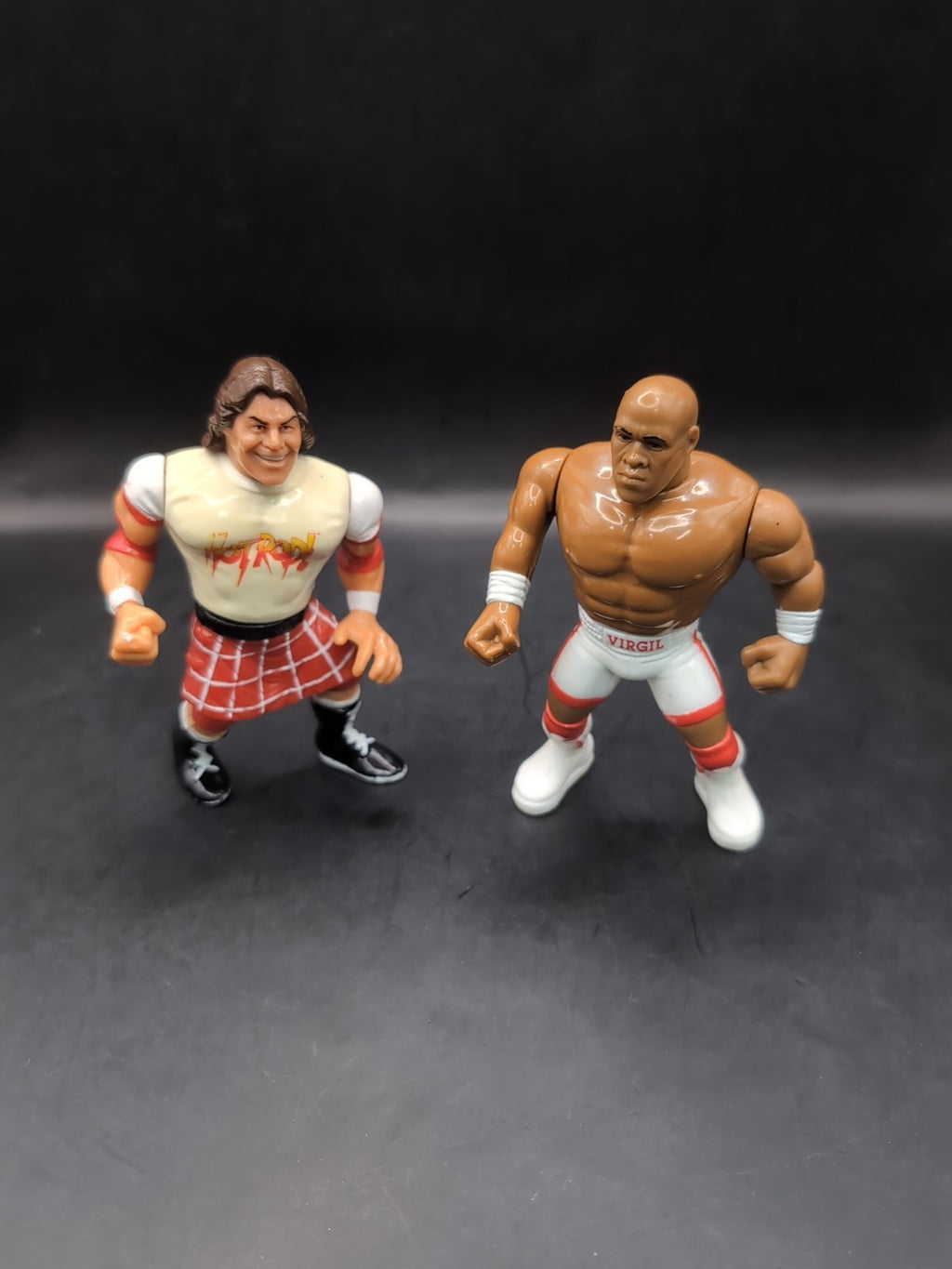 WWF Hasbro Wrestling Figures Rowdy Roddy Piper & Virgil