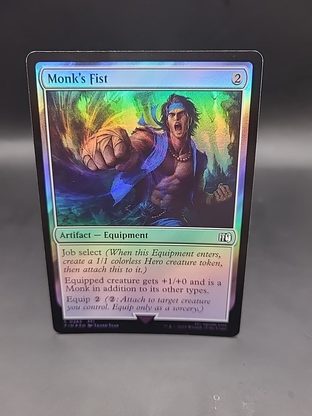 MTG Final Fantasy Foil Common #0265 Monk's Fist