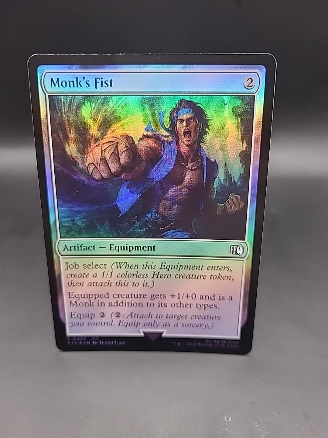MTG Final Fantasy Foil Common #0265 Monk's Fist