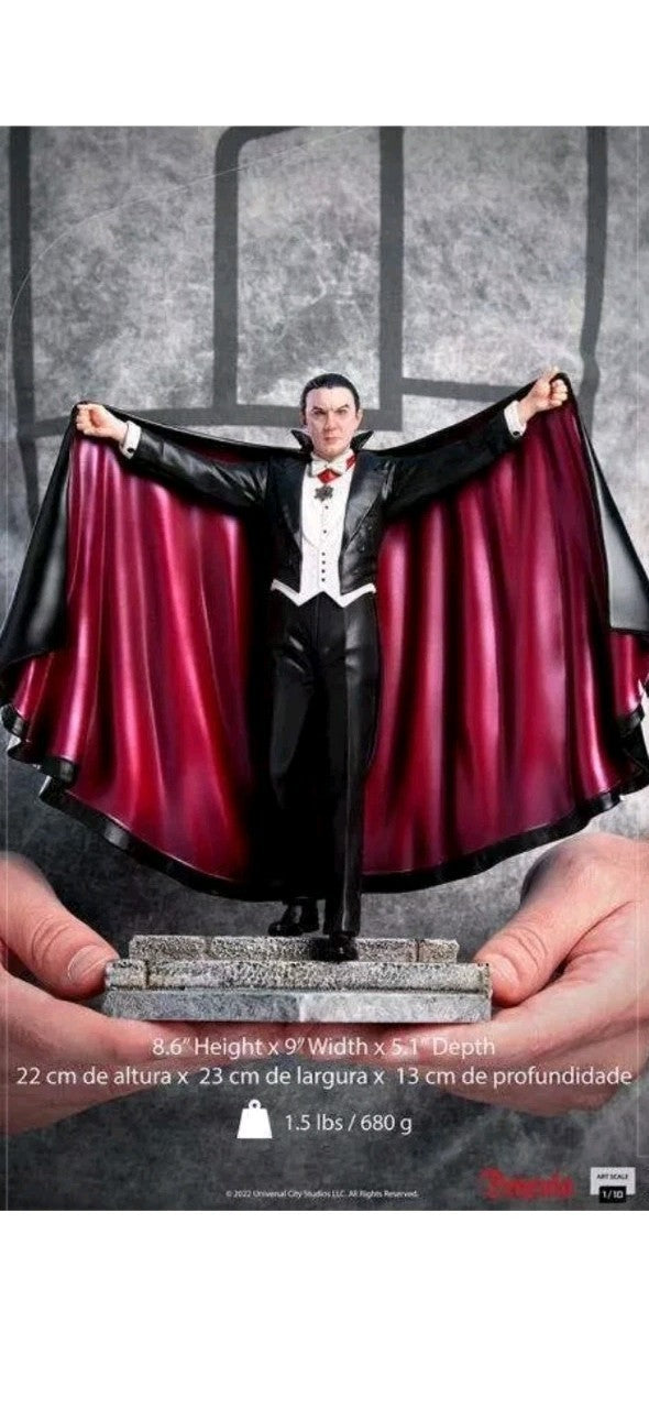Universal Monsters Dracula 1/10 Scale Statue Iron Studios - Brand New