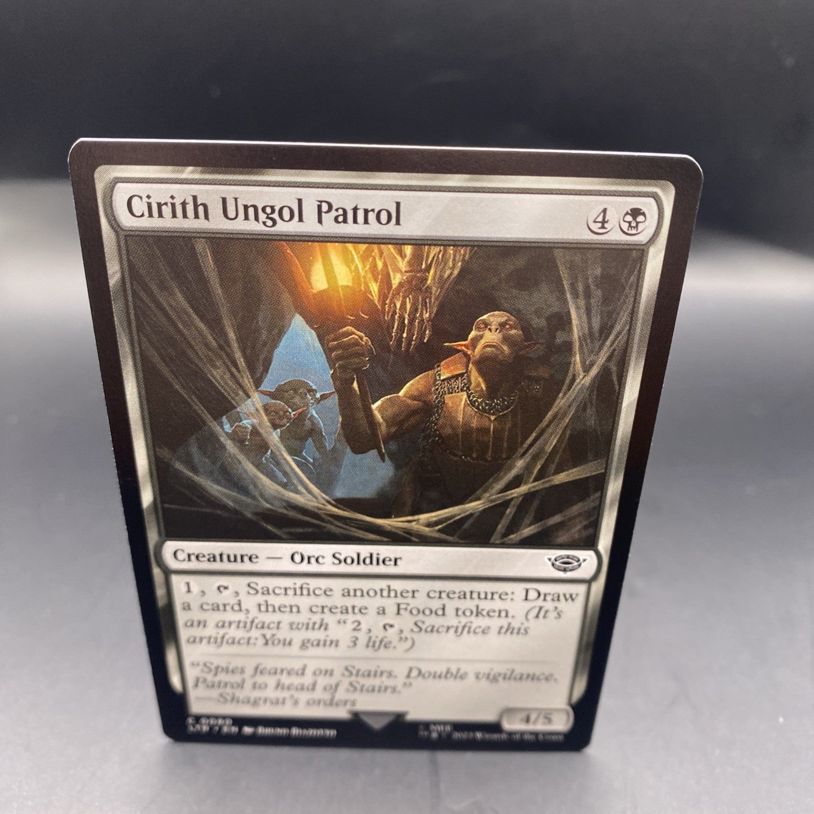 MTG Cirith Ungol Patrol (Foil) [Tales of Middle-Earth, Near Mint]