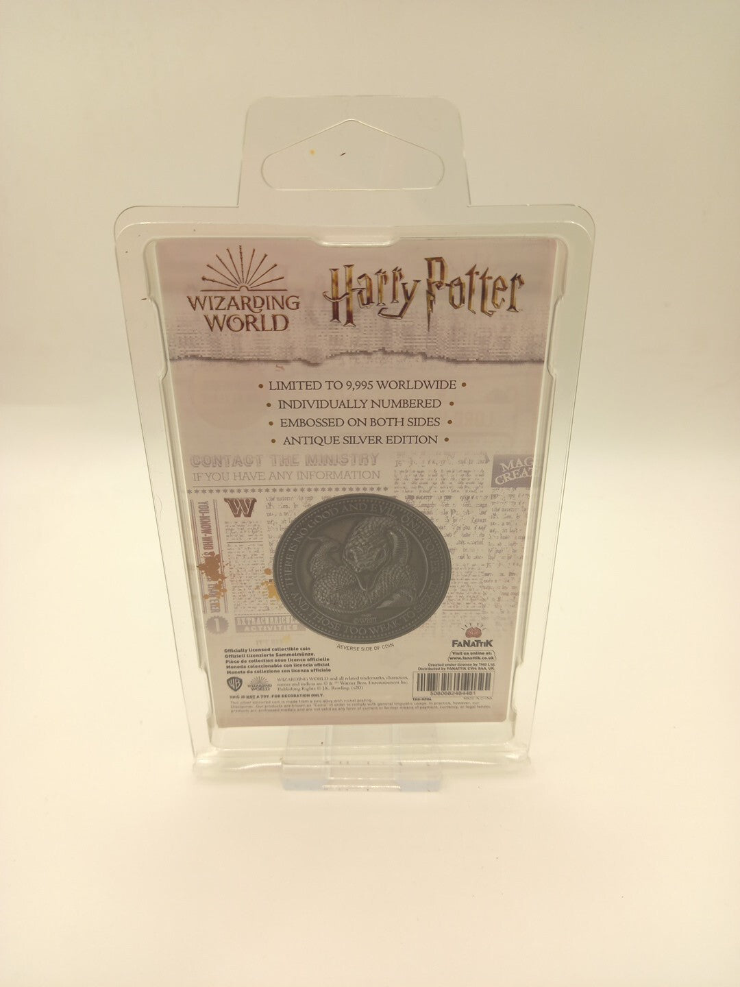 Harry Potter Lord Voldermort Limited Edition Coin - Only 9995 Worldwide