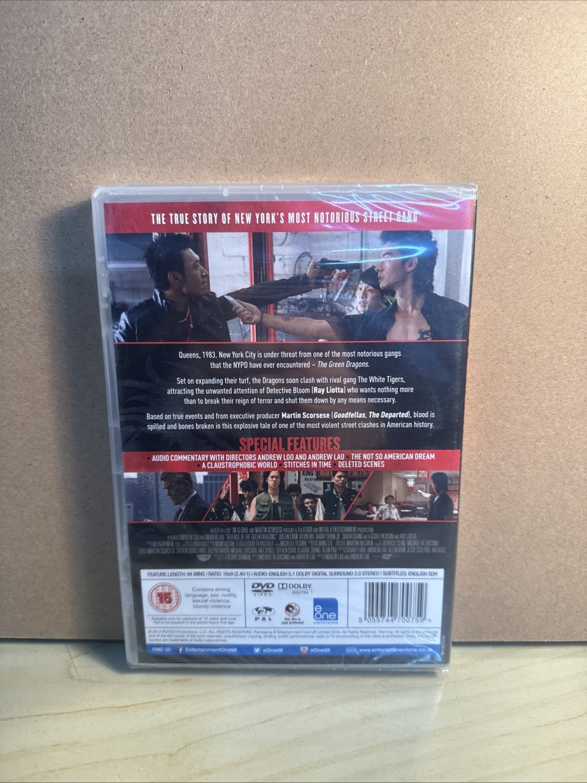 Revenge of the Green Dragons DVD (2015) Ray Liotta, Lau (DIR) cert 15 New