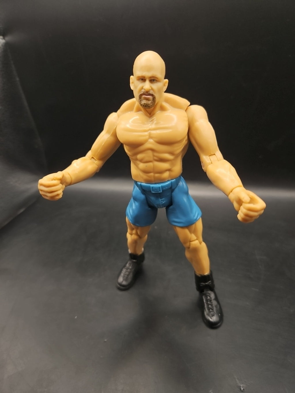 STONE COLD STEVE AUSTIN WWF Jakks Pacific 1999 Titan Tron Live Wrestling Figure