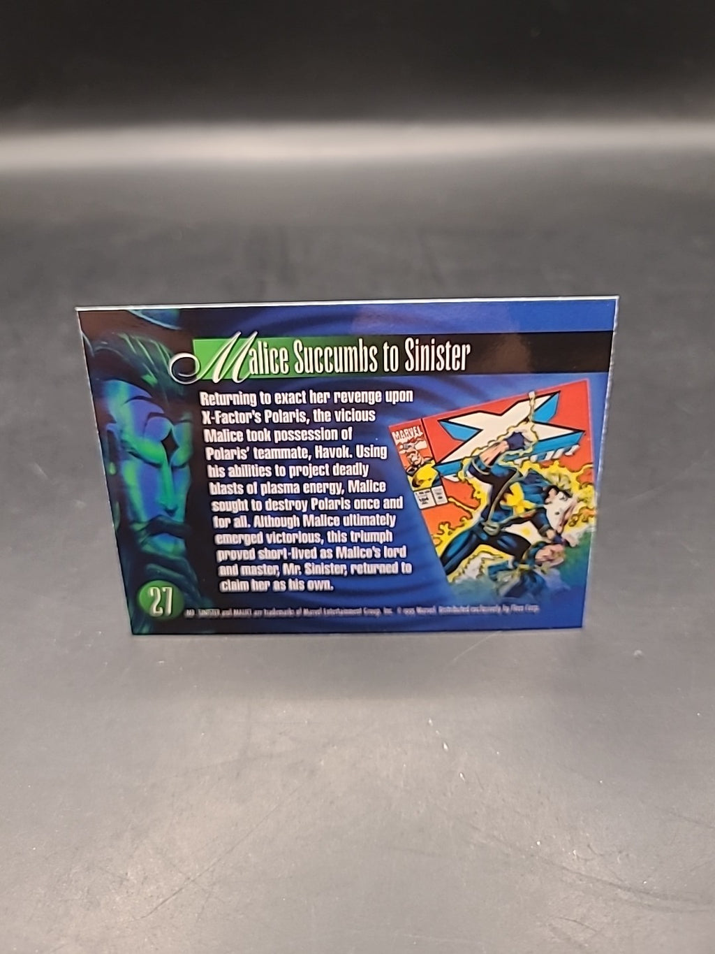 1995 Flair Marvel Annual Mr Sinister #27