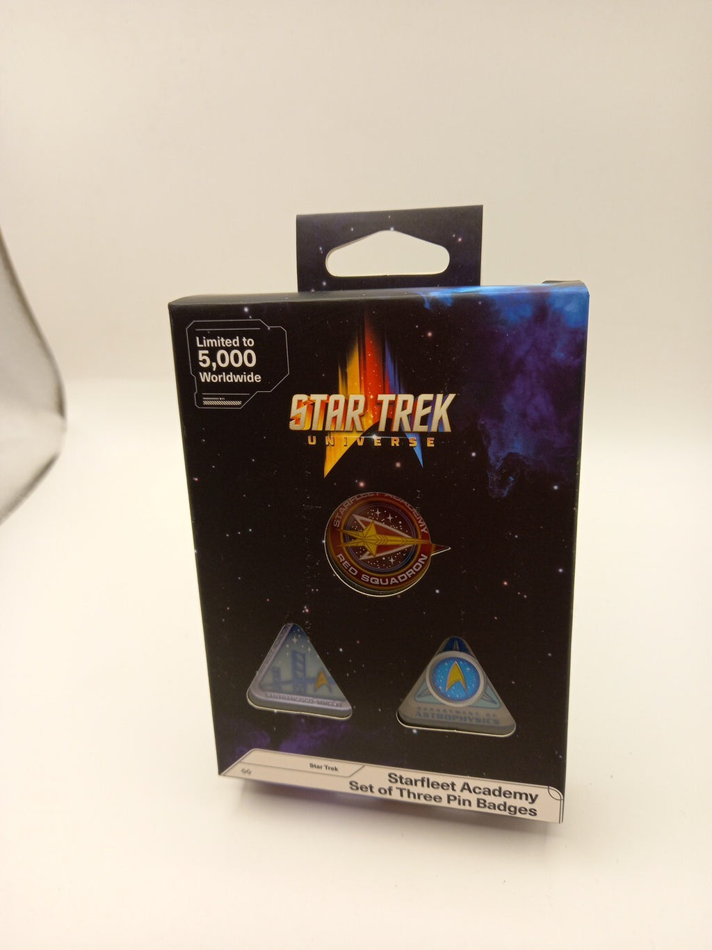 Star Trek Universe Starfleet Academy Three Pin Badge Set Limited Edition