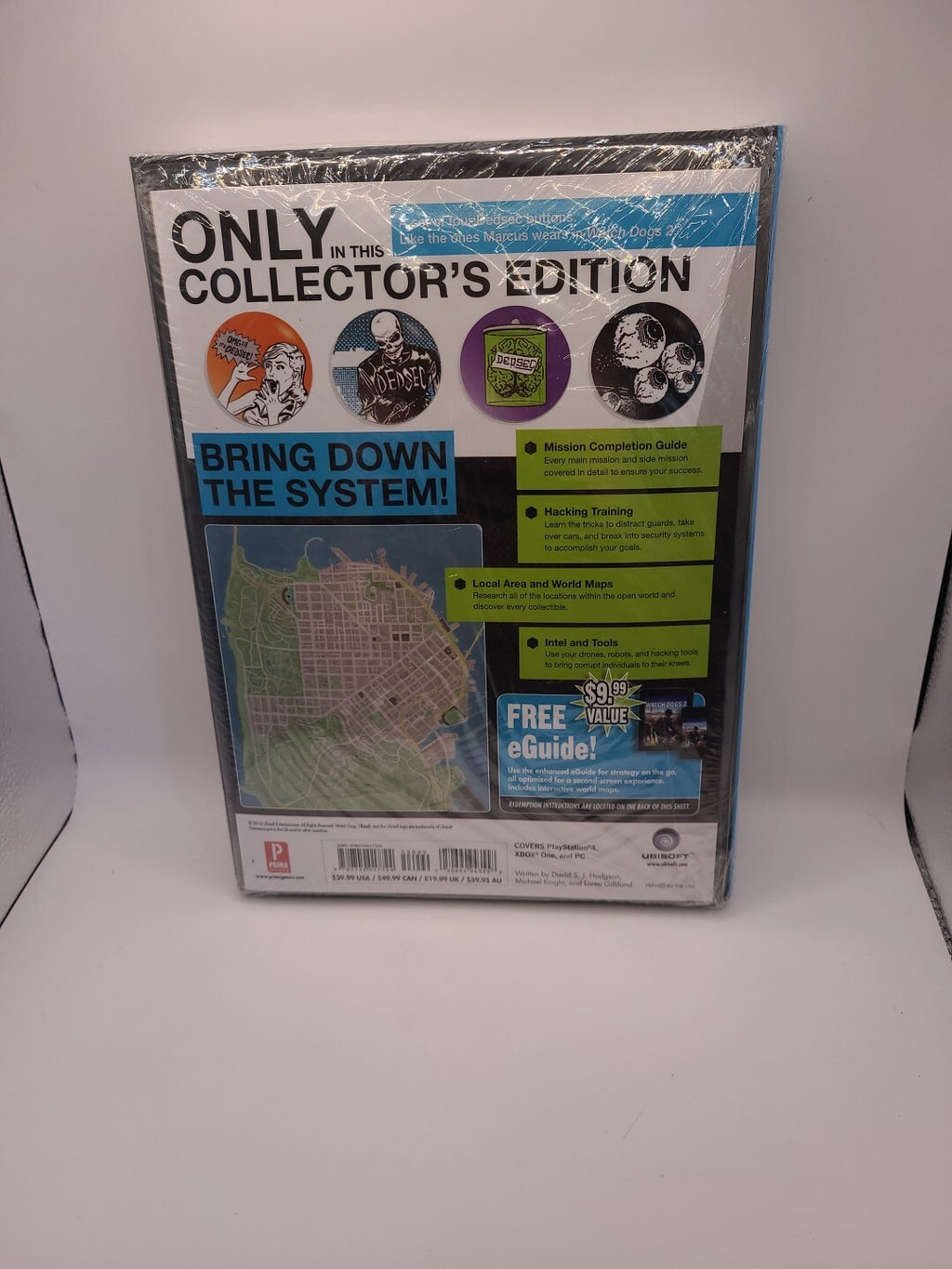 Watch Dogs 2: Prima Collector's Edition Strategy Guide - New & Sealed