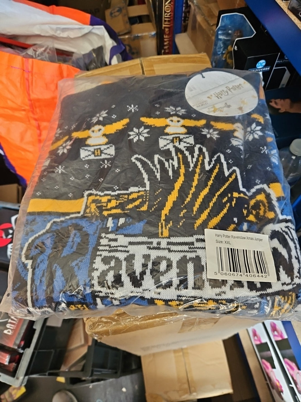Official Harry Potter Ravenclaw Christmas Jumper XXL