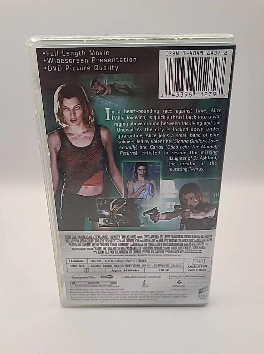 Resident Evil Apocalypse: PSP UMD