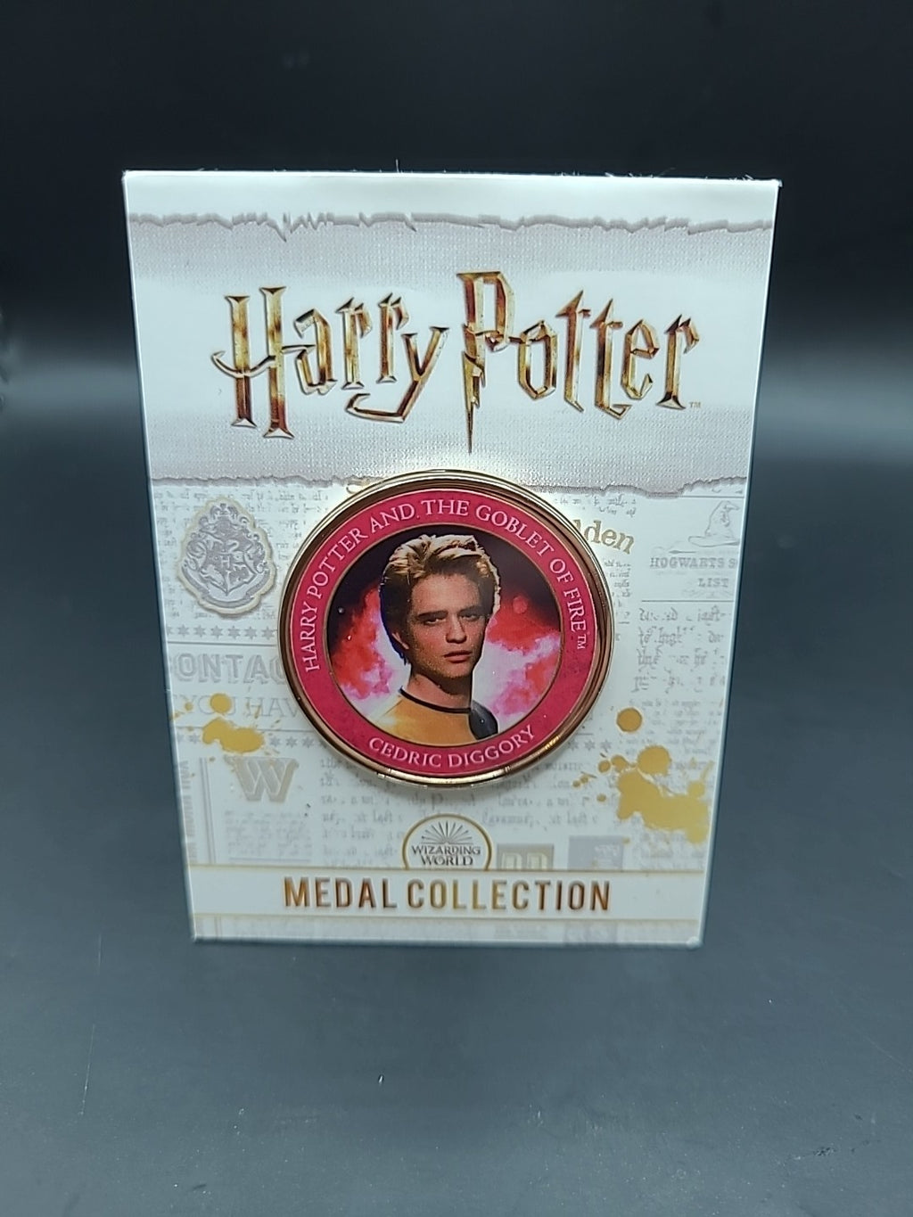 RARE HARRY POTTER MEDAL COIN GOBLET OF FIRE CEDRIC DIGGORY ROBERT PATTINSON