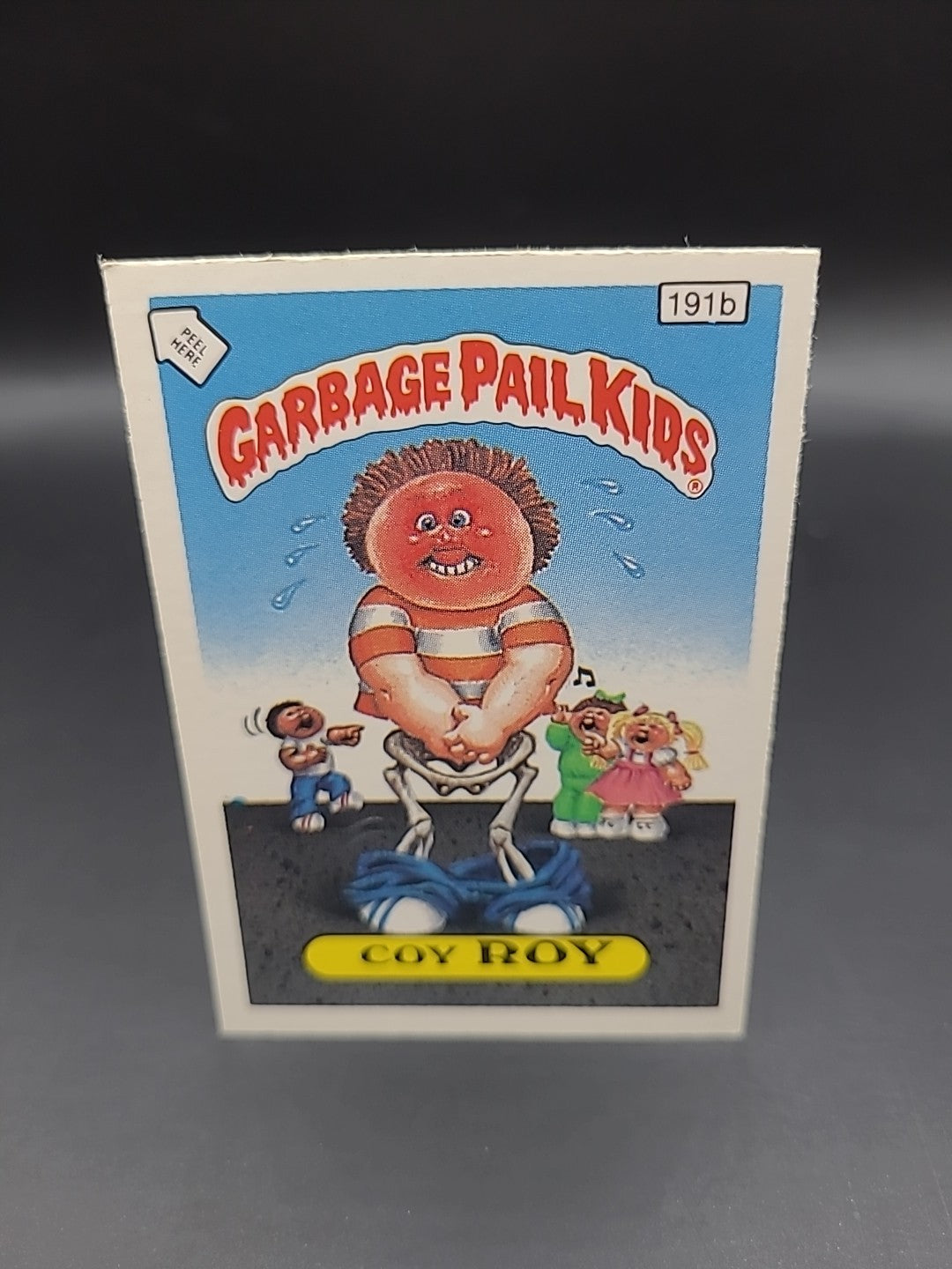 Garbage Pail Kids Topps Sticker Card - 1986 UK Series 5 Coy Roy 191b