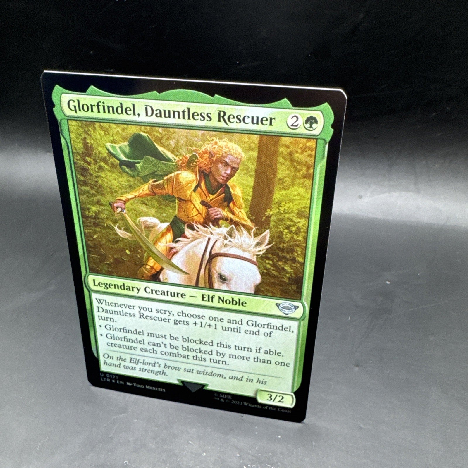 Glorfindel Dauntless Rescuer FOIL , Lord of the Rings, MTG U0171