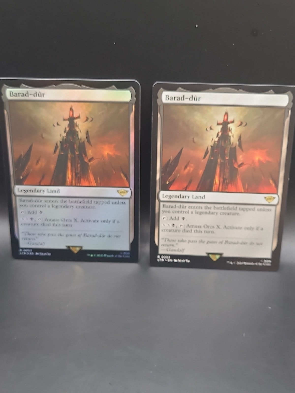 2x Barad-dur - Universes Beyond: LTR (1 Foil/1 Regular) - EN - R 0253 MTG