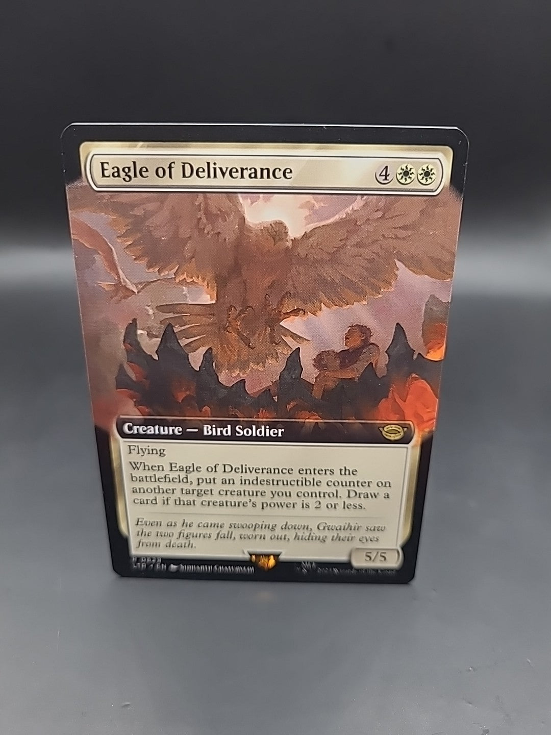 MTG ~ Eagles Of Deliverance ~ Extended Art ~ Lord Of The Rings ~ LTR 0829