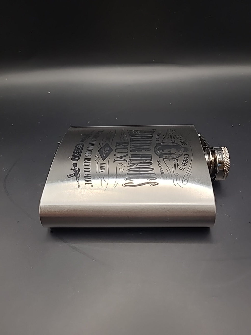 Firefly Stainless Steel 6 oz Hip Flask Jayne Thrilling Heroics QMX