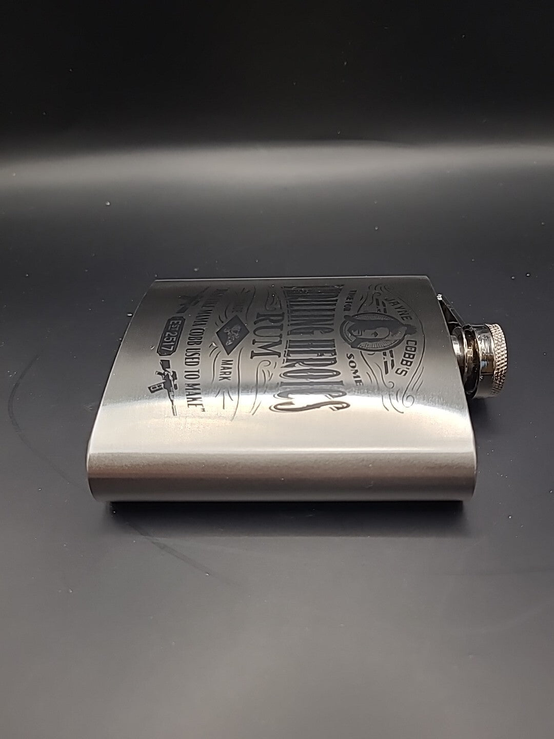 Firefly Stainless Steel 6 oz Hip Flask Jayne Thrilling Heroics QMX