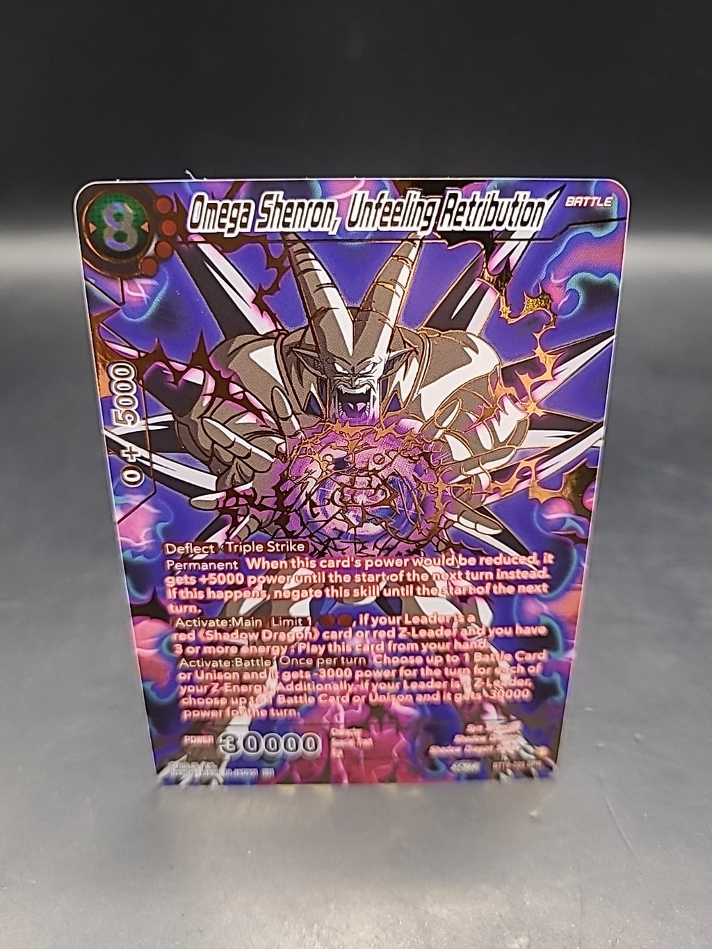 Omega Shenron Unfeeling Retribution Bt18-020 Spr Psa 10 Bgs Dragon Ball Dbs
