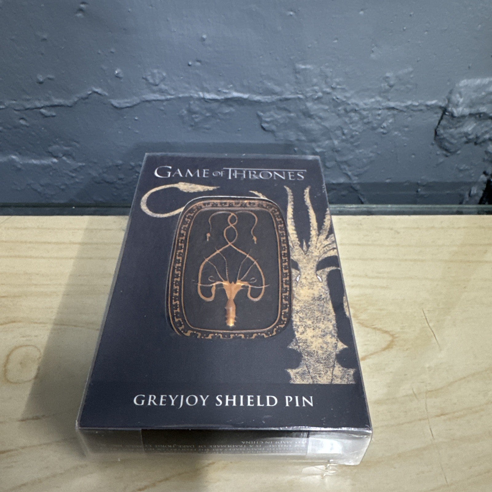 Game Of Thrones Shield Greyjoy Pin