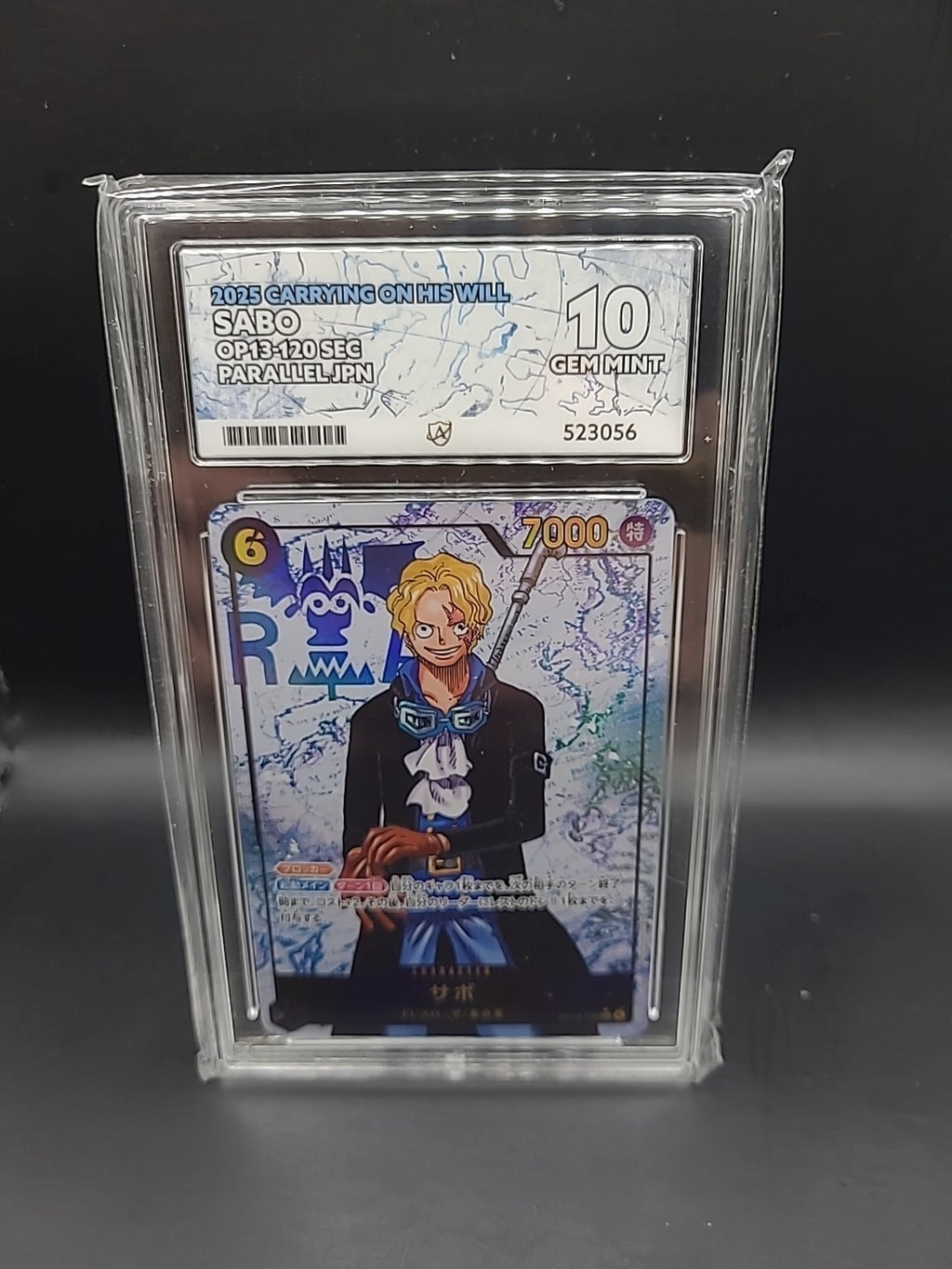 One Piece TCG Sabo SEC Alternate Art (Parallel) OP13-120 Japanese ACE GRADED 10