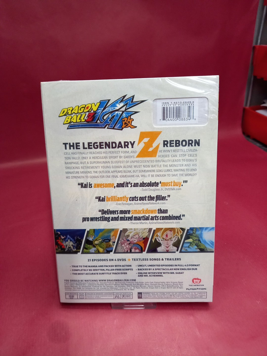 Dragon Ball Z Kai: Season 4 (DVD) Sean Schemmel Christopher R. Sabat NTSC 
