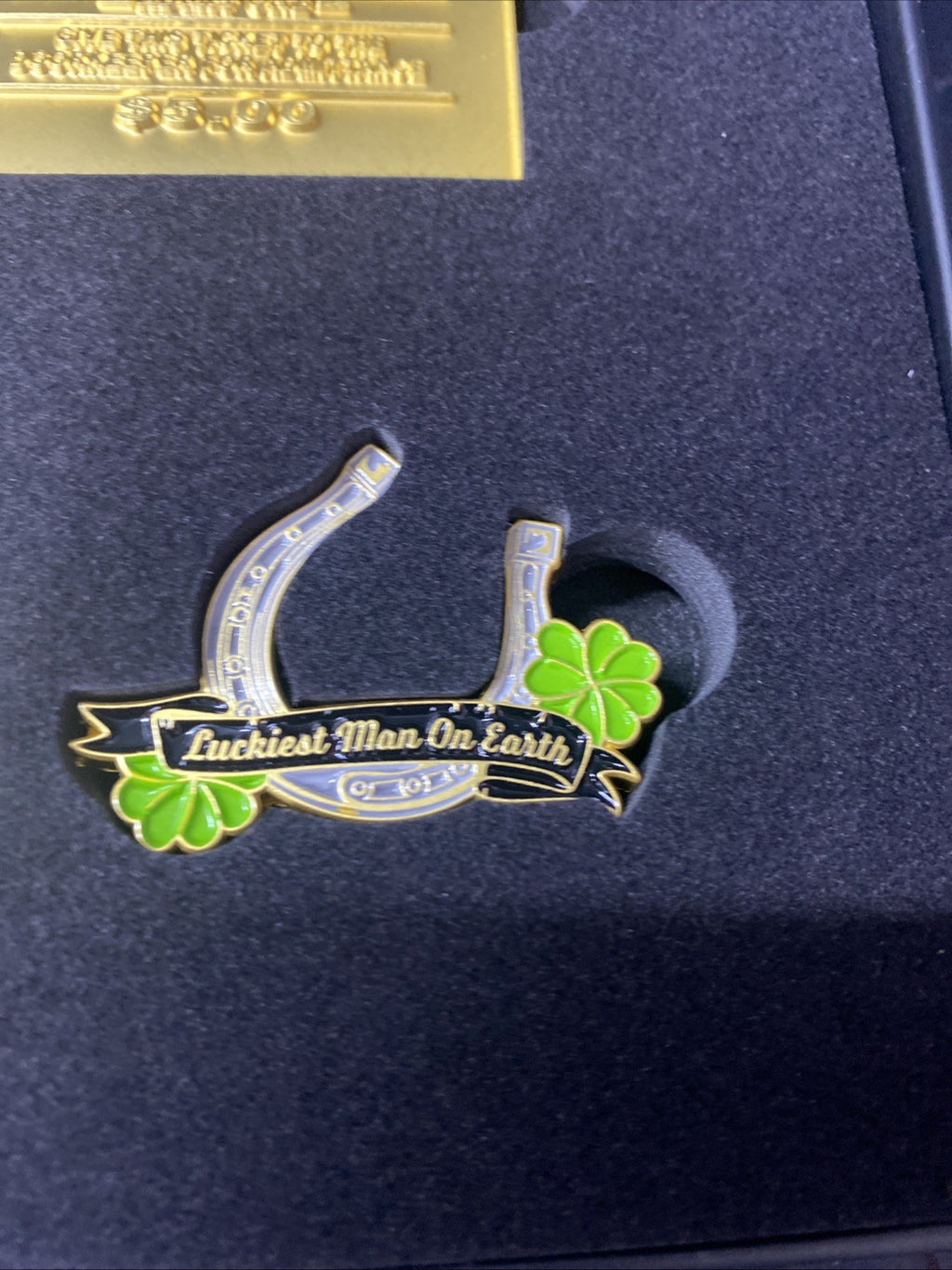 Back to the Future 24K Gold Plated Biff's Pleasure Paradise Casino Souvenir Set