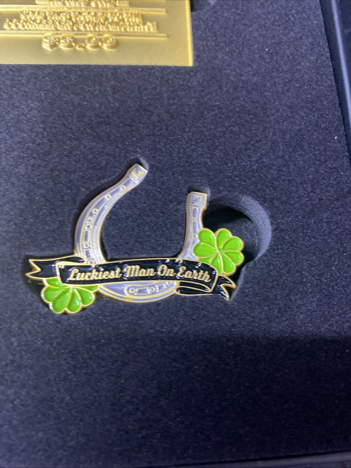 Back to the Future 24K Gold Plated Biff's Pleasure Paradise Casino Souvenir Set