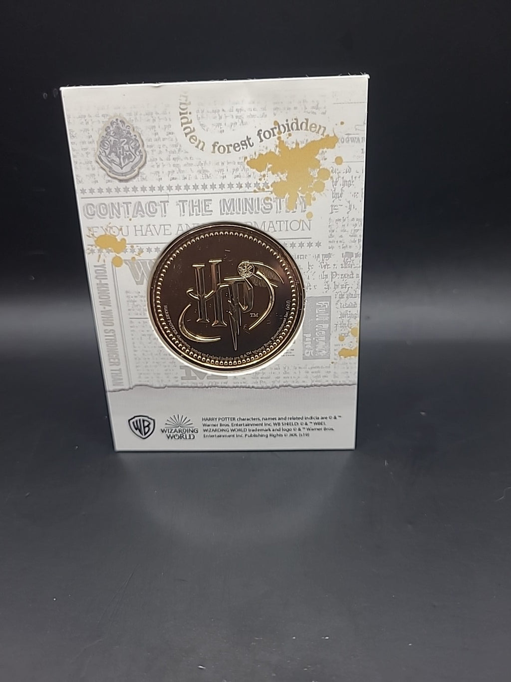 Harry Potter Medal Coin Collection - Magical Creatures - Mrs Norris 