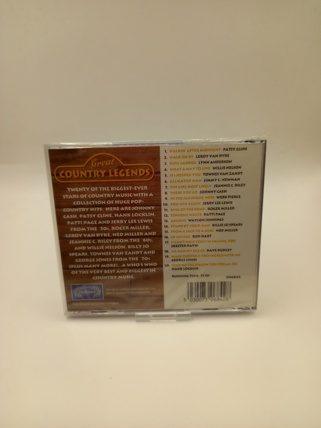 Great Country Legends: 20 All Time Classics - New And Sealed