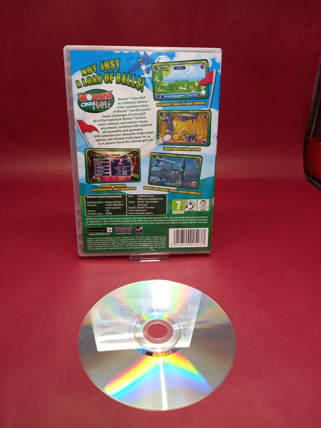 Worms Crazy Golf  -  PC CD-Rom   (2012)