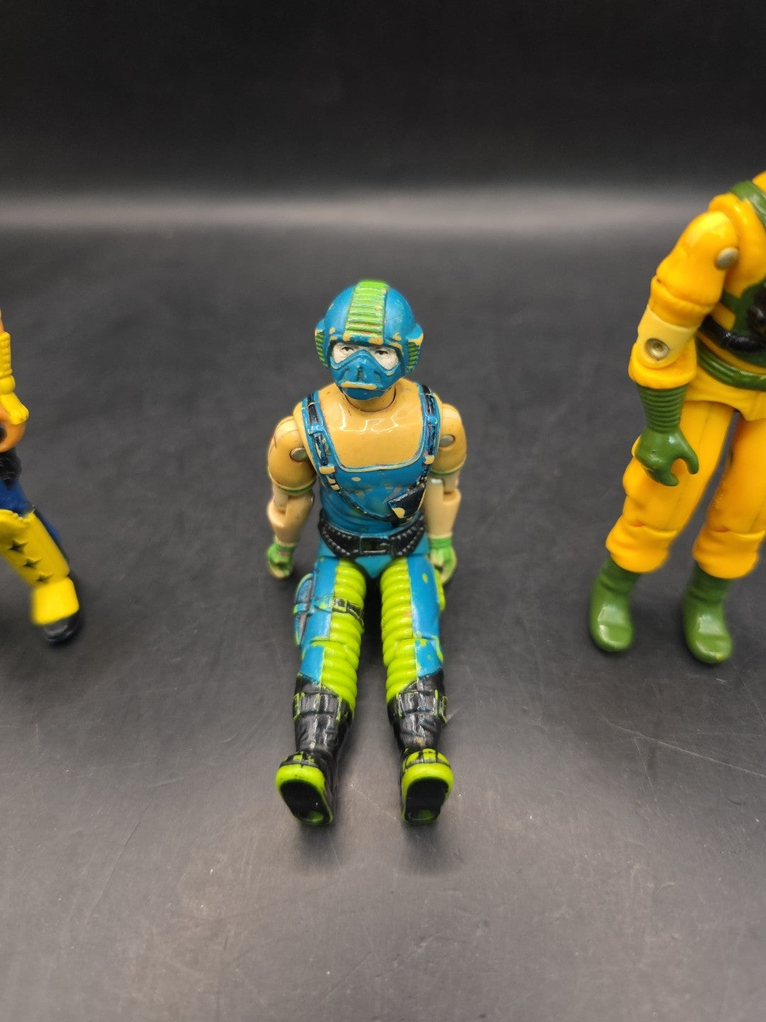 3 X G.I Joe Figures Copperhead, T'jbang & Airtight