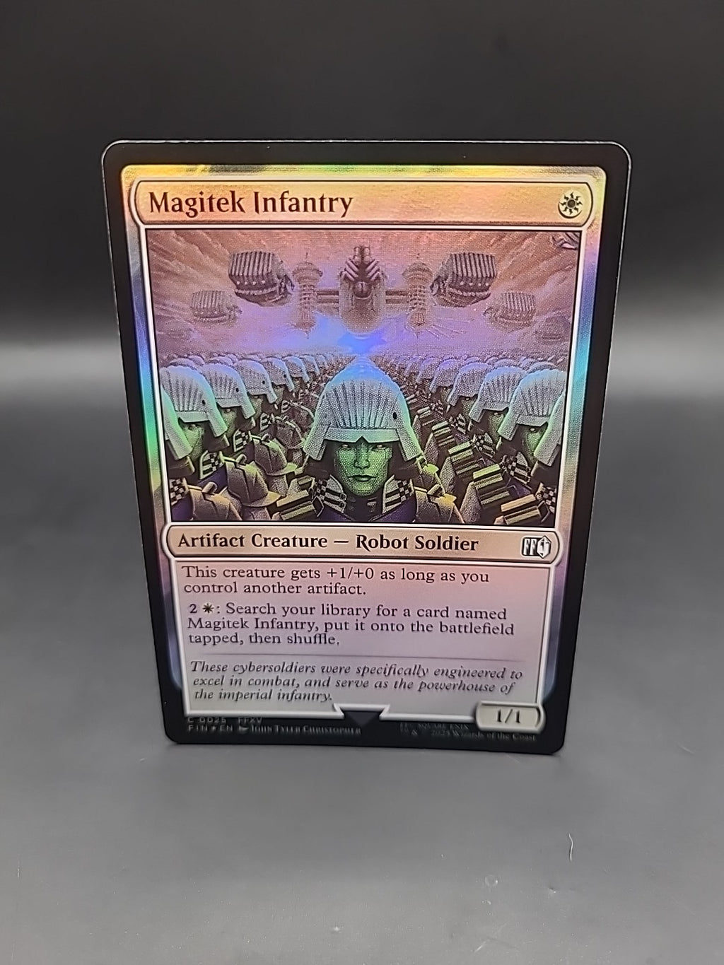 Magitek Infantry 0015 Foil Final Fantasy NM MTG