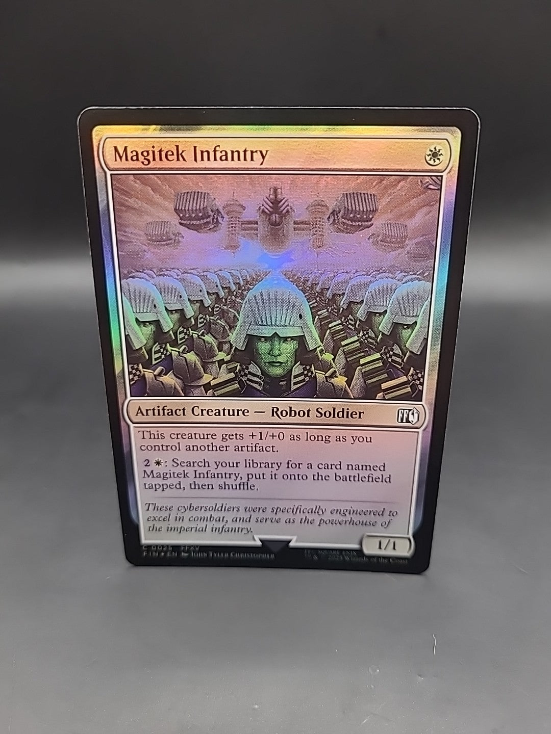 Magitek Infantry 0015 Foil Final Fantasy NM MTG